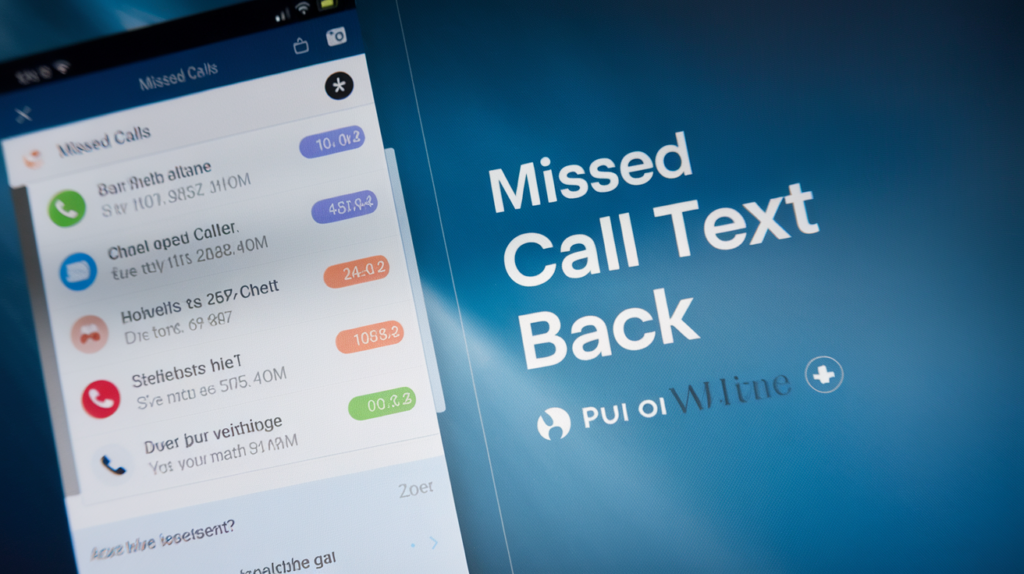 Missed Call Text Back Software